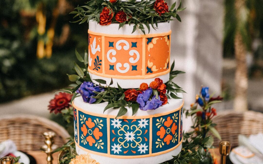 Fondant Hochzeitstorte Mexico