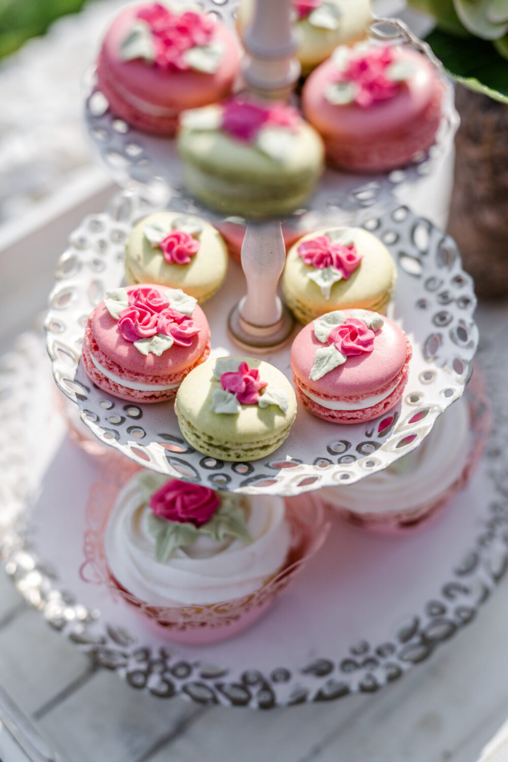 MACARONS MIT ROSEN
