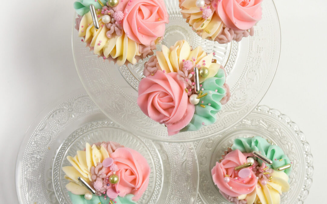CUPCAKES DREI FARBEN