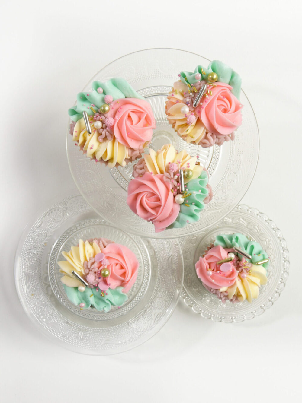 CUPCAKES DREI FARBEN