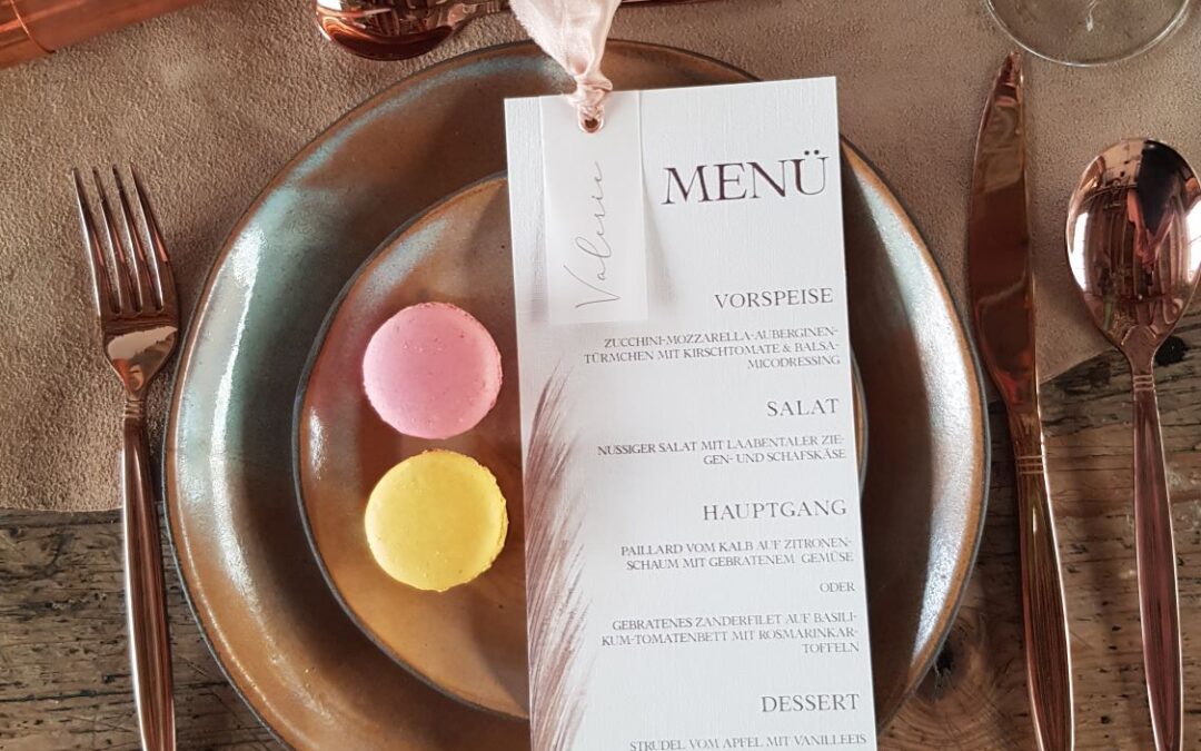 MACARONS ALS GASTGESCHENK