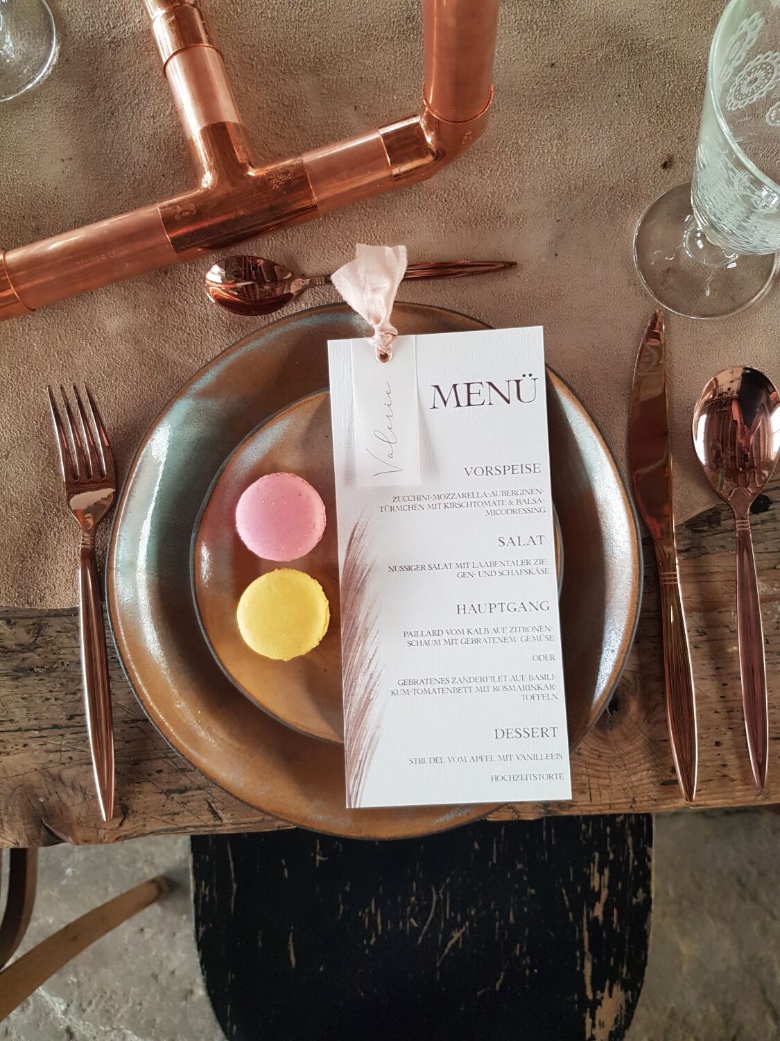 MACARONS ALS GASTGESCHENK