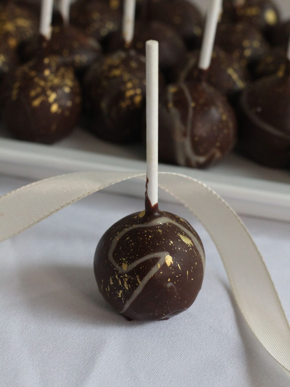 CAKEPOPS SCHOKO MIT GOLD